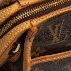 ルイ ヴィトン モノグラム ポパンクール ロン 斜め掛け ショルダーバッグ M40008 ブラウン PVC レザー レディース LOUIS VUITTON 【中古】
