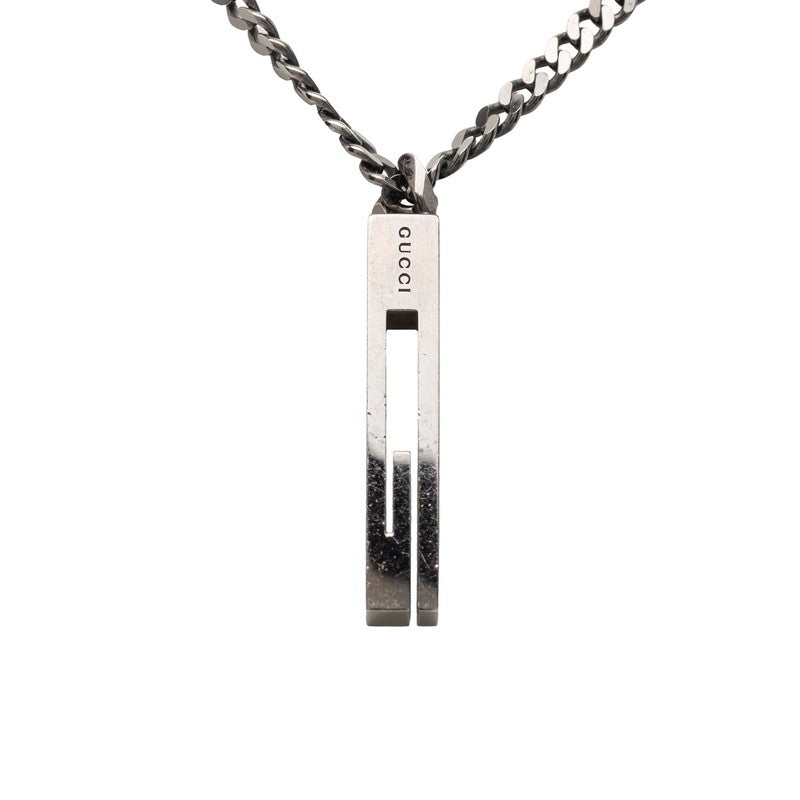 グッチ カットアウトG ネックレス SV925 シルバー レディース GUCCI 【中古】