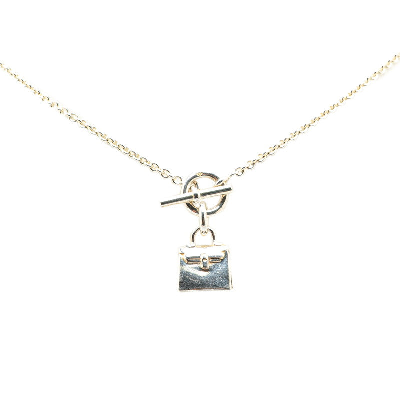 エルメス ケリー アミュレット ネックレス SV925 シルバー レディース HERMES 【中古】