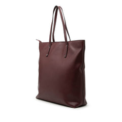 ヴァレンティノ ロックスタッズ トートバッグ ワインレッド ボルドー レザー レディース VALENTINO 【中古】