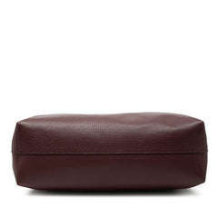 ヴァレンティノ ロックスタッズ トートバッグ ワインレッド ボルドー レザー レディース VALENTINO 【中古】