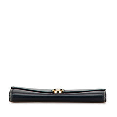 ルイ ヴィトン ユタ ポルトフォイユ サラ キュイール 長財布 M93767 アンクル ネイビー レザー レディース LOUIS VUITTON 【中古】