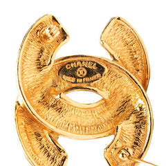 シャネル マトラッセ ココマーク ブローチ ゴールド メッキ レディース CHANEL 【中古】