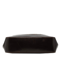 フェンディ ズッカ トートバッグ ハンドバッグ 71-16328 ブラウン キャンバス レザー レディース FENDI 【中古】