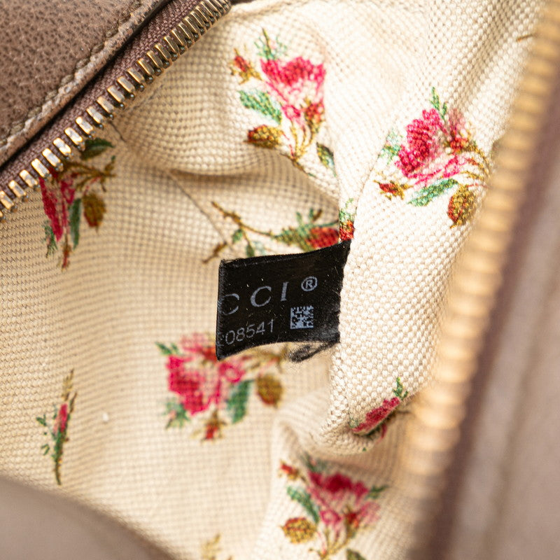 グッチ GGスプリーム ネオ ヴィンテージ 斜め掛け ショルダーバッグ 476466 ベージュ ブラウン PVC レザー レディース GUCCI 【中古】