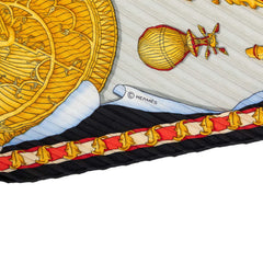 エルメス カレ70 プリーツ 夢の空間 Rêves d'Espace スカーフ マルチカラー シルク レディース HERMES 【中古】