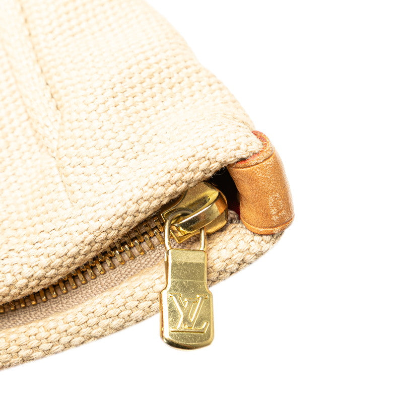 ルイ ヴィトン アンティグア カバMM トートバッグ ショルダーバッグ M40035 レッド ベージュ キャンバス レザー レディース LOUIS VUITTON 【中古】
