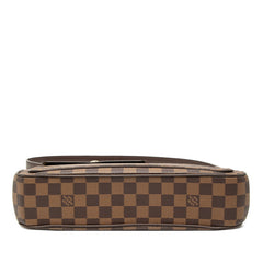 ルイ ヴィトン ダミエ オーバーニュ ワンショルダーバッグ N51129 ブラウン PVC レザー レディース LOUIS VUITTON 【中古】