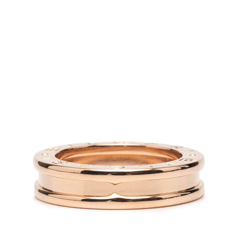 ブルガリ ビーゼロワン リング 指輪 #48 K18PG ピンクゴールド レディース BVLGARI 【中古】