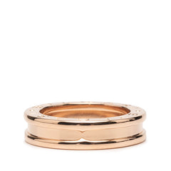 ブルガリ ビーゼロワン リング 指輪 #48 K18PG ピンクゴールド レディース BVLGARI 【中古】