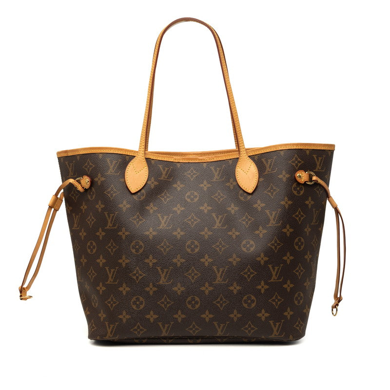 ルイ ヴィトン モノグラム ネヴァーフルMM ショルダーバッグ トートバッグ M40995 ブラウン PVC レザー レディース LOUIS VUITTON 中古