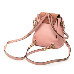 クロエ フェイ リュック バックパック ハンドバッグ 2WAY ピンク スウェード レザー レディース Chloe 【中古】