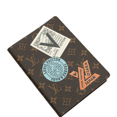 ルイ ヴィトン モノグラム ステッカー カイエクレマンス 手帳 ノート GI0356 ブラウン PVC レザー 紙 レディース LOUIS VUITTON 【中古】