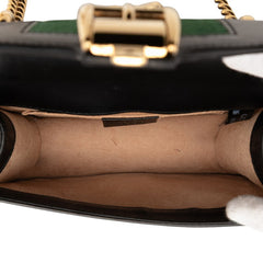 グッチ シルヴィ チェーン ショルダーバッグ 431666 ブラック マルチカラー レザー レディース GUCCI 【中古】