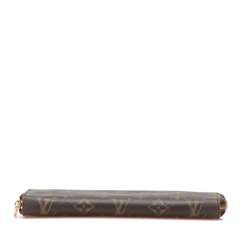 ルイ ヴィトン モノグラム ジッピーオーガナイザー 長財布 M60002 ブラウン PVC レザー レディース LOUIS VUITTON 【中古】