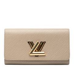 ルイ ヴィトン エピ ポルトフォイユ ツイスト 長財布 M67510 ベージュ レザー レディース LOUIS VUITTON 【中古】