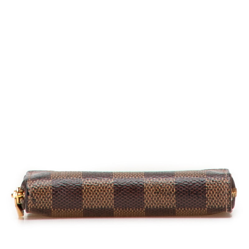 ルイ ヴィトン ダミエ ジッピー コインパース コインケース N60213 ブラウン ローズバレリーヌ PVC レディース LOUIS VUITTON 【中古】