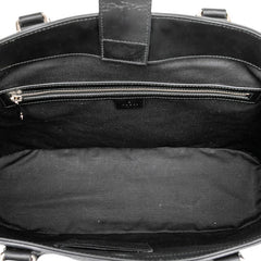 グッチ GGスプリーム トートバッグ 495560 ブラック レッド PVC レザー レディース GUCCI 【中古】