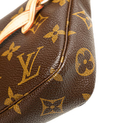 ルイ ヴィトン モノグラム ポシェット アクセソワール(旧) ハンドバッグ ショルダーバッグ 2WAY M51980 ブラウン PVC レザー レディース LOUIS VUITTON 【中古】