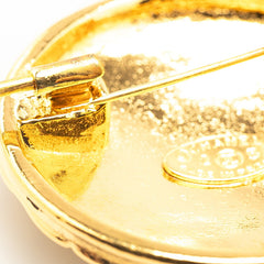 シャネル ヴィンテージ ココマーク ブローチ コサージュ ゴールド メッキ レディース CHANEL 【中古】