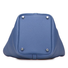 エルメス ピコタンロックPM エクラ ハンドバッグ ブルーブライトン カプシーヌ レッド トリヨンクレマンス スイフト レディース HERMES 【中古】