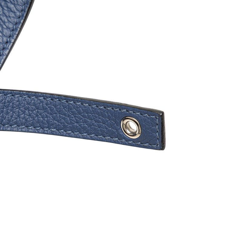 エルメス ピコタンロックPM エクラ ハンドバッグ ブルーブライトン カプシーヌ レッド トリヨンクレマンス スイフト レディース HERMES 【中古】