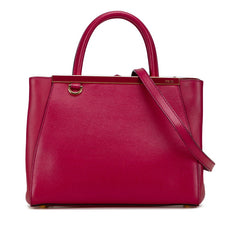 フェンディ プチ トゥージュール ハンドバッグ ショルダーバッグ 2WAY 8BH253 ピンク レザー レディース FENDI 【中古】