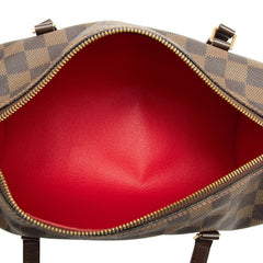 ルイ ヴィトン ダミエ パピヨン26 ハンドバッグ N51304 ブラウン PVC レザー レディース LOUIS VUITTON 【中古】