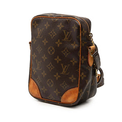 ルイ ヴィトン モノグラム アマゾン 斜め掛け ショルダーバッグ M45236 ブラウン PVC レザー レディース LOUIS VUITTON 【中古】