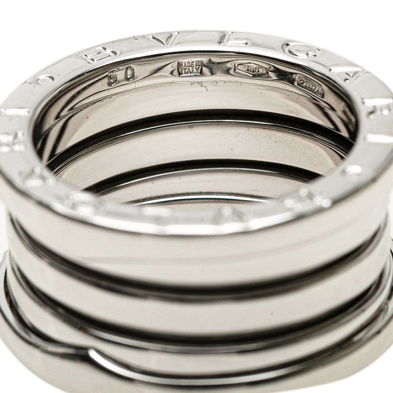 ブルガリ ビーゼロワン B-zero1 リング 指輪 #50 K18WG ホワイトゴールド レディース BVLGARI 【中古】
