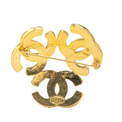 シャネル ヴィンテージ ココマーク ブローチ ゴールド メッキ レディース CHANEL 【中古】