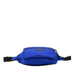 バレンシアガ エクスプローラー ベルトバッグ ボディバッグ ウエストバッグ 482389 ブルー キャンバス レディース BALENCIAGA 【中古】