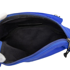 バレンシアガ エクスプローラー ベルトバッグ ボディバッグ ウエストバッグ 482389 ブルー キャンバス レディース BALENCIAGA 【中古】