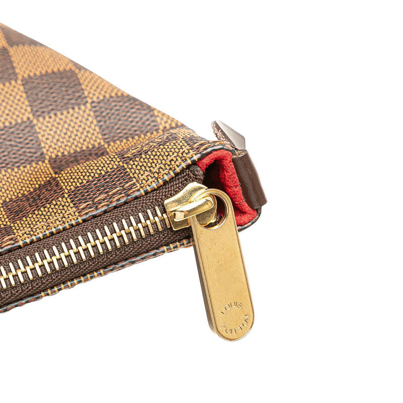 ルイ ヴィトン ダミエ サレヤPM ハンドバッグ トートバッグ N51183 ブラウン PVC レザー レディース LOUIS VUITTON 【中古】