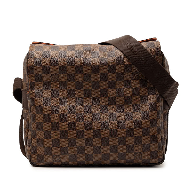 ルイ ヴィトン ダミエ ナヴィグリオ 斜め掛け ショルダーバッグ N45255 ブラウン PVC レディース LOUIS VUITTON 【中古】