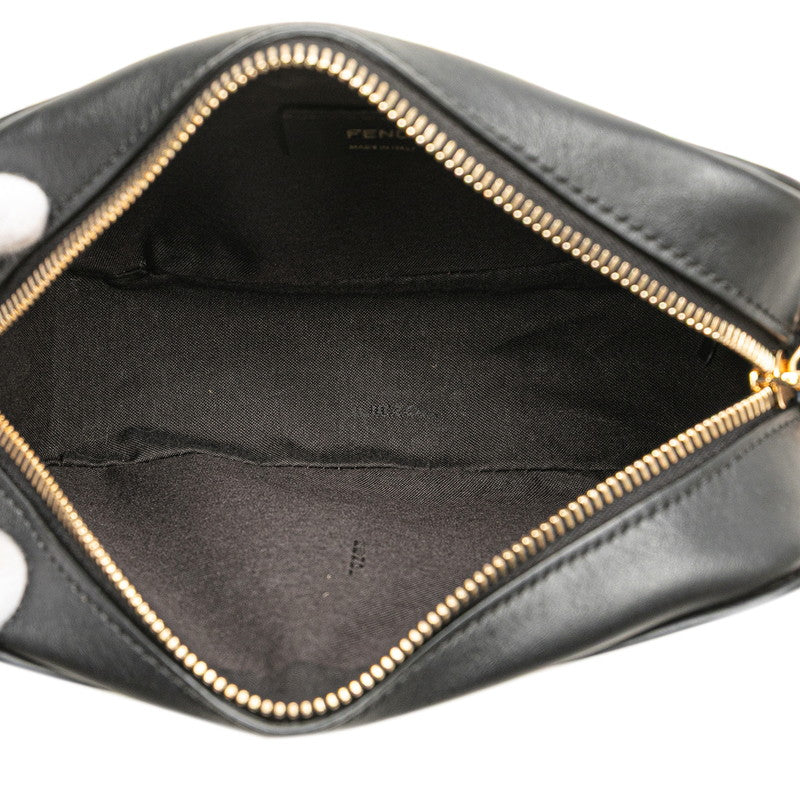 フェンディ ズッカ キャム カメラバッグ 斜め掛け ショルダーバッグ 8BS019 ブラウン ブラック PVC レディース FENDI 【中古】