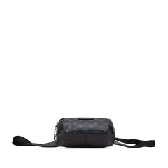 ルイ ヴィトン タイガラマ バムバッグ アウトドア ボディバッグ ウエストバッグ M30245 ノワール ブラック レザー メンズ LOUIS VUITTON 【中古】