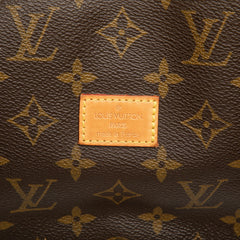 ルイ ヴィトン モノグラム ソミュール30 斜め掛け ショルダーバッグ M42256 ブラウン PVC レザー レディース LOUIS VUITTON 【中古】
