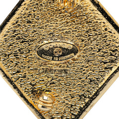 シャネル ヴィンテージ ココマーク ひし形 ブローチ ゴールド メッキ レディース CHANEL 【中古】