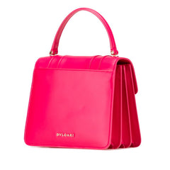 ブルガリ セルペンティ フォーエバー ハンドバッグ ショルダーバッグ 2WAY ピンク レザー レディース BVLGARI 【中古】