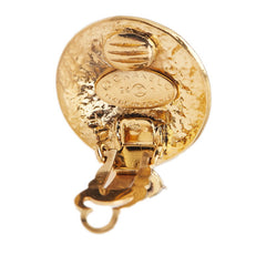 シャネル ヴィンテージ ココマーク ステッチ スイング イヤリング ゴールド メッキ レディース CHANEL 【中古】