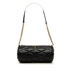 サンローラン サド ミニチューブバッグ チェーン ハンドバッグ 699703 ブラック ゴールド レザー レディース SAINT LAURENT 中古