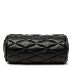 サンローラン サド ミニチューブバッグ チェーン ハンドバッグ 699703 ブラック ゴールド レザー レディース SAINT LAURENT 中古