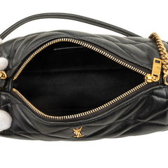 サンローラン サド ミニチューブバッグ チェーン ハンドバッグ 699703 ブラック ゴールド レザー レディース SAINT LAURENT 中古