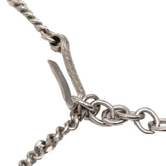 シャネル ココマーク ボール ネックレス ホワイト クリア シルバー 樹脂系 メタル レディース CHANEL 【中古】