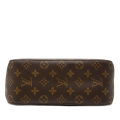 ルイ ヴィトン モノグラム ルーピングMM ショルダーバッグ ハンドバッグ M51146 ブラウン PVC レザー レディース LOUIS VUITTON 【中古】