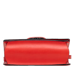 ロエベ バルセロナ 斜め掛け ショルダーバッグ レッド レザー レディース LOEWE 【中古】