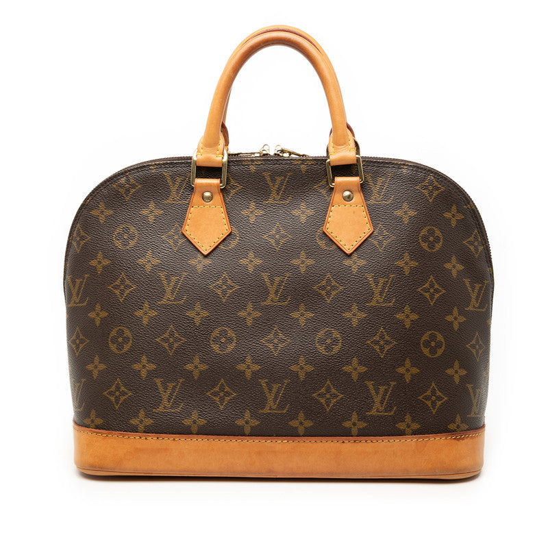 ルイ ヴィトン モノグラム アルマPM ハンドバッグ M51130 ブラウン PVC レザー レディース LOUIS VUITTON 【中古】