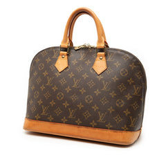 ルイ ヴィトン モノグラム アルマPM ハンドバッグ M51130 ブラウン PVC レザー レディース LOUIS VUITTON 【中古】