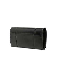 バレンシアガ Bロゴ 斜め掛け ショルダーバッグ 長財布 ブラック レザー レディース BALENCIAGA 【中古】